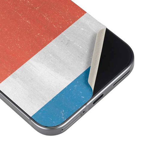 Costa Rican Flag Distressed Google Pixel 9a Skin